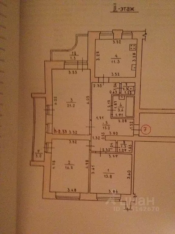 3-к кв. Мордовия, Саранск ул. Фридриха Энгельса, 15к4 (87.0 м) - Фото 1