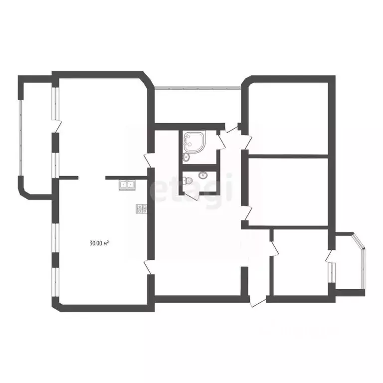 4-к кв. Тюменская область, Тюмень Холодильная ул., 85к1 (190.7 м) - Фото 2