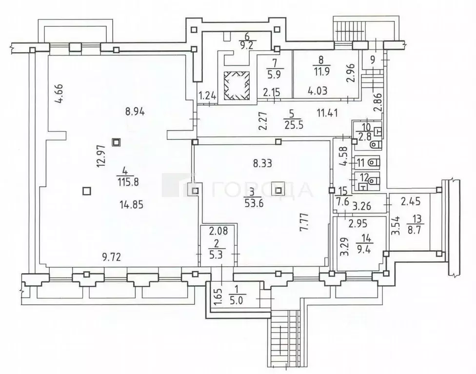 Помещение свободного назначения в Новосибирская область, Новосибирск ... - Фото 2