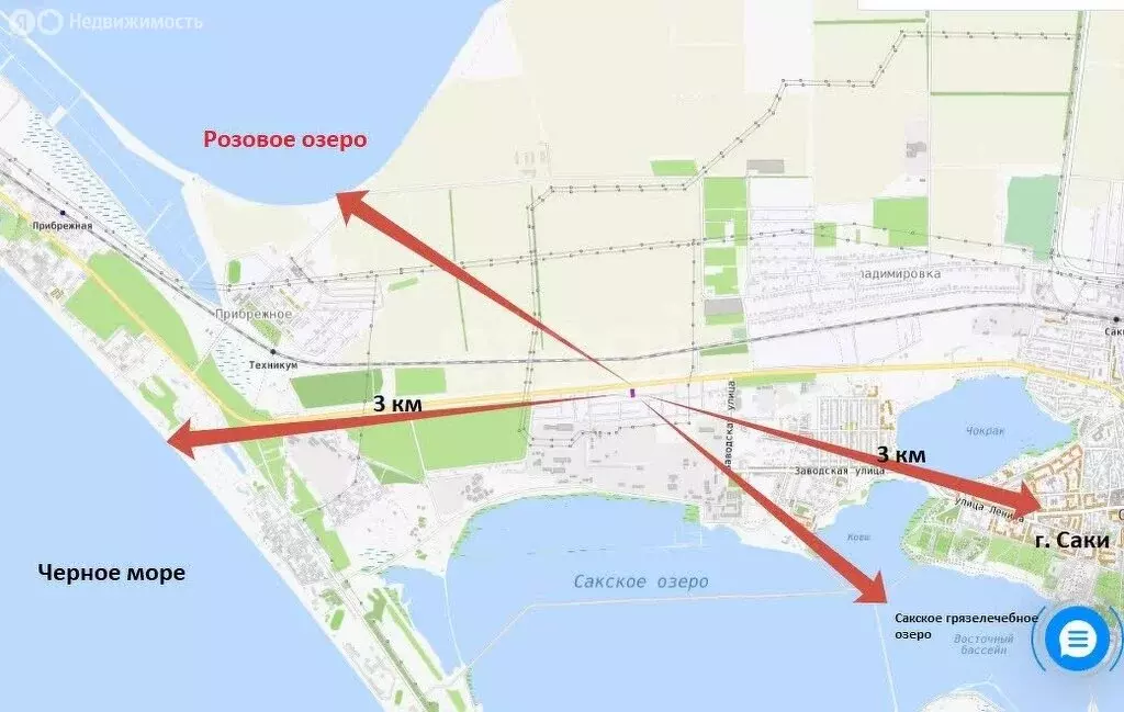 Участок в Саки, СНТ Энергетик (6.7 м) - Фото 0