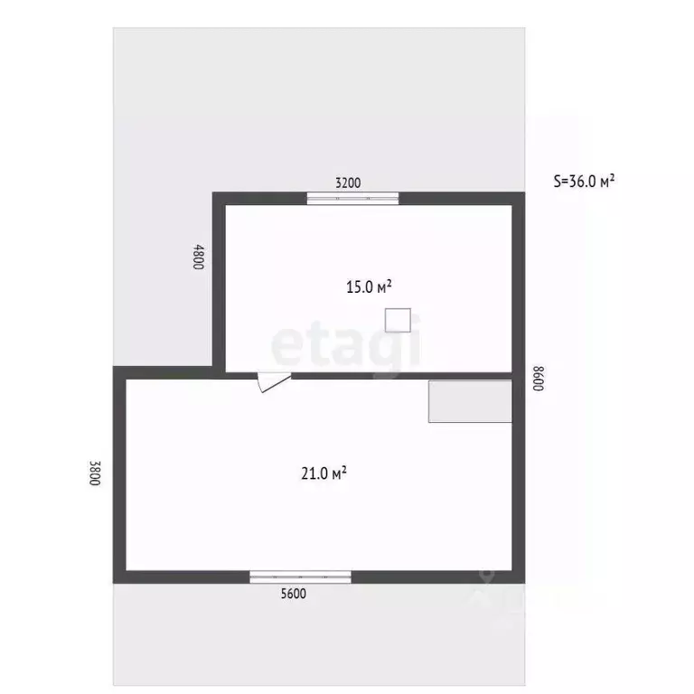 Дом в Ленинградская область, Сланцевский район, Загривское с/пос, д. ... - Фото 2