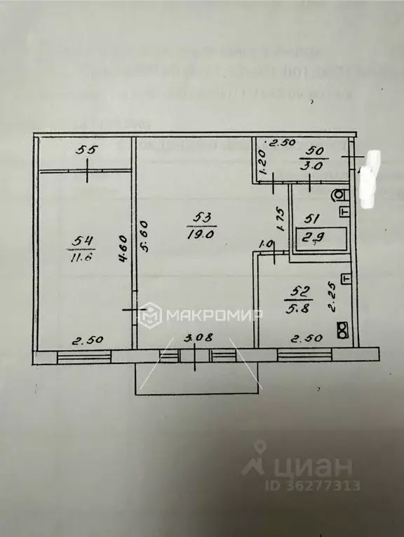 2-к кв. Кировская область, Киров ул. Защитников Отечества, 150 (45.0 ... - Фото 2