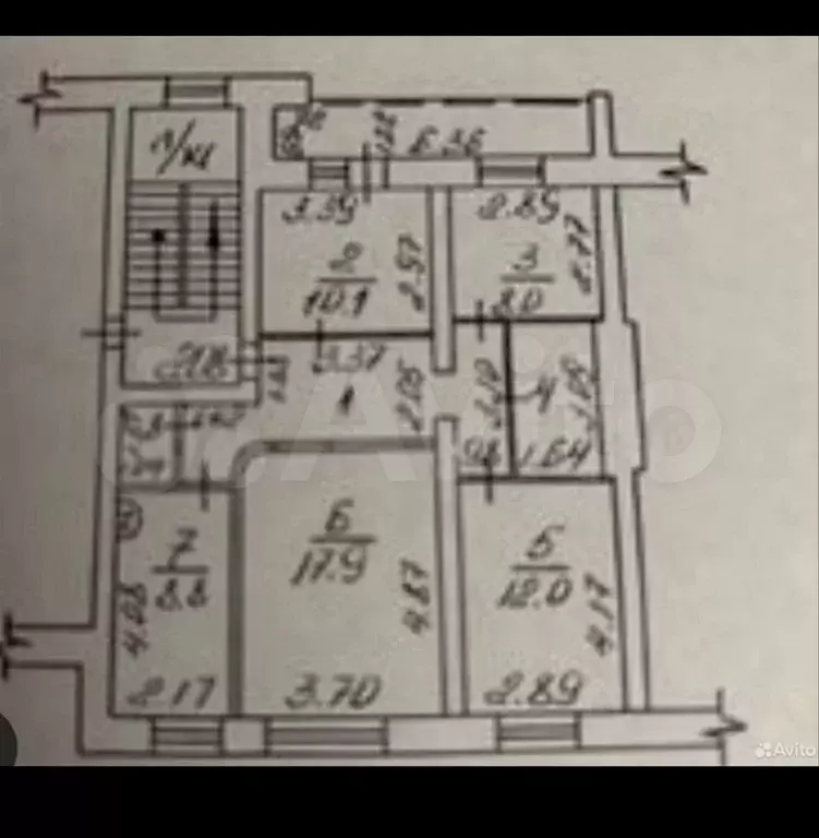 4-к. квартира, 75 м, 1/1 эт. - Фото 0