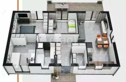 Дом в Пермский край, Пермь Дачная ул., 20к5 (80 м) - Фото 2