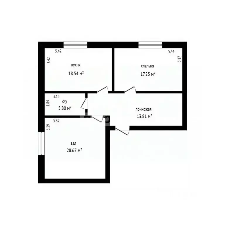 2-к кв. Дагестан, Дербент ул. Николая Гоголя, 52Е (85.0 м) - Фото 2