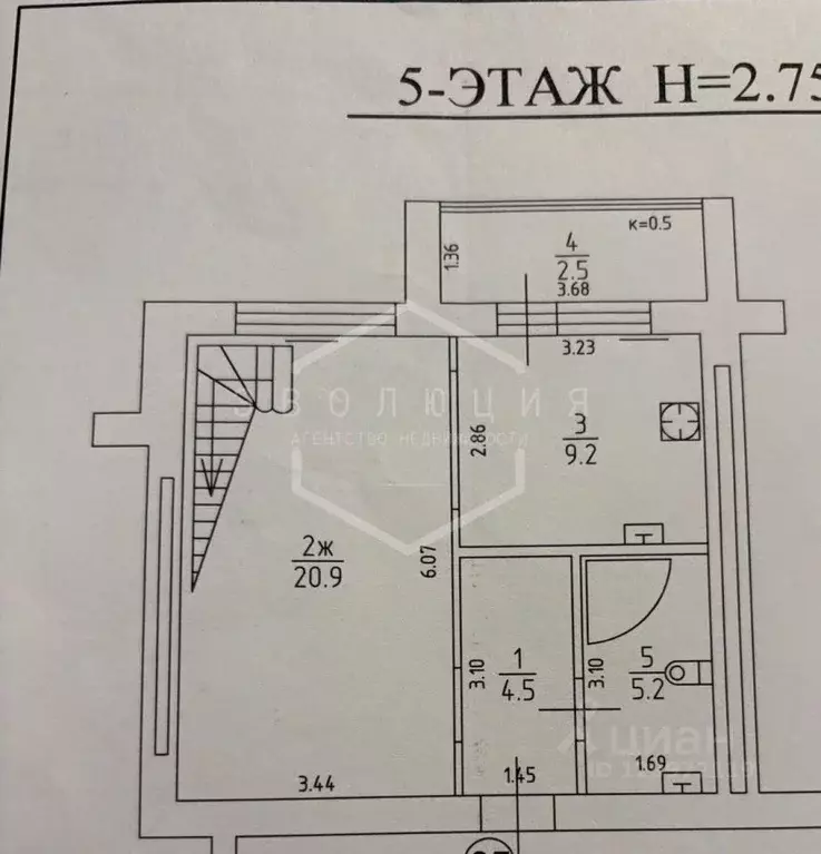 3-к кв. Калининградская область, Калининград ул. Виктора Гакуна, 8 ... - Фото 1