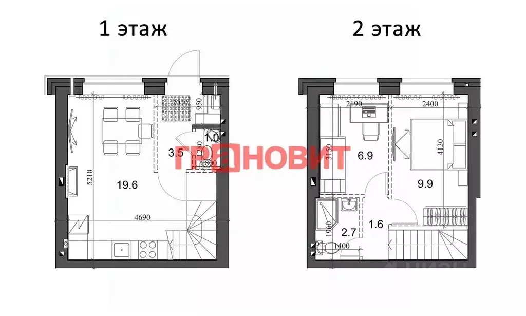 Таунхаус в Новосибирская область, Новосибирский район, Мичуринский ... - Фото 1