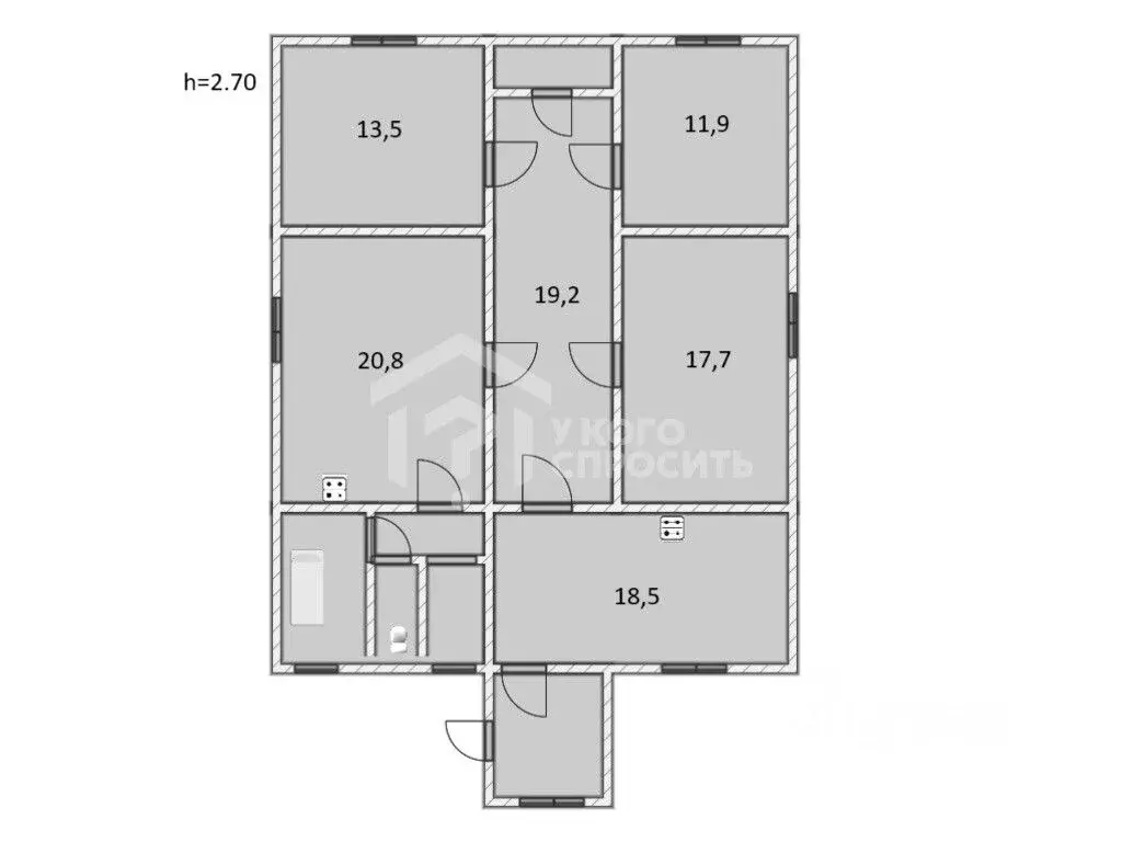 Дом в Ленинградская область, Ломоносовский район, д. Гостилицы ул. ... - Фото 2