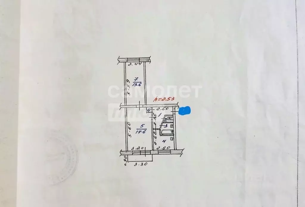 2-к кв. Кемеровская область, Новокузнецк ул. Шункова, 13 (46.0 м) - Фото 2