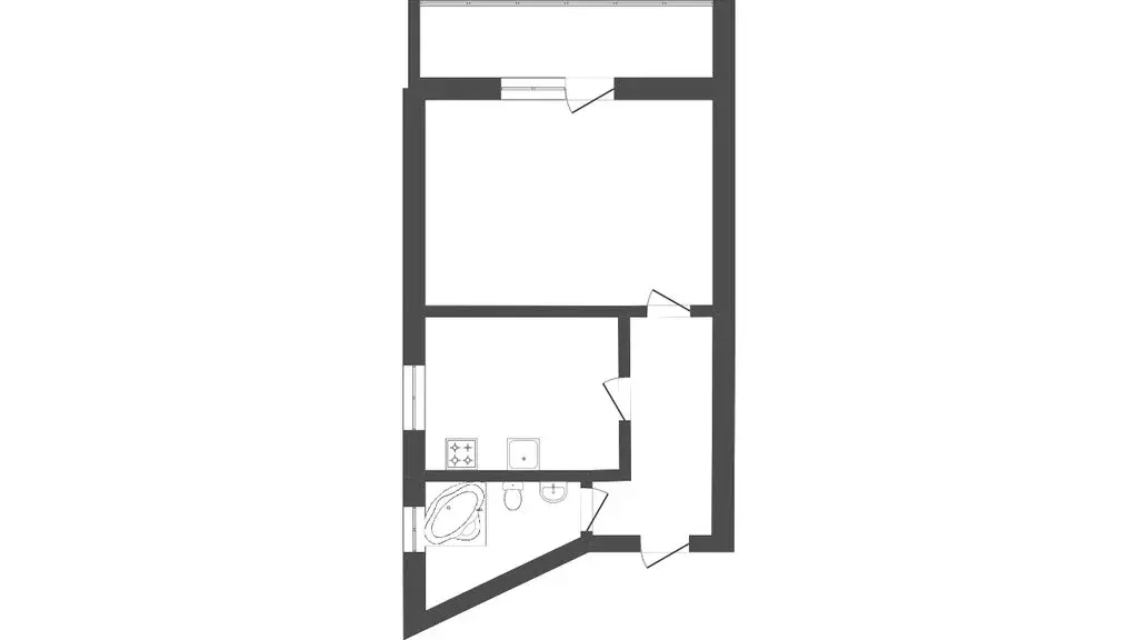 1-комнатная квартира: Тюмень, Промышленная улица, 16А (41.3 м) - Фото 0