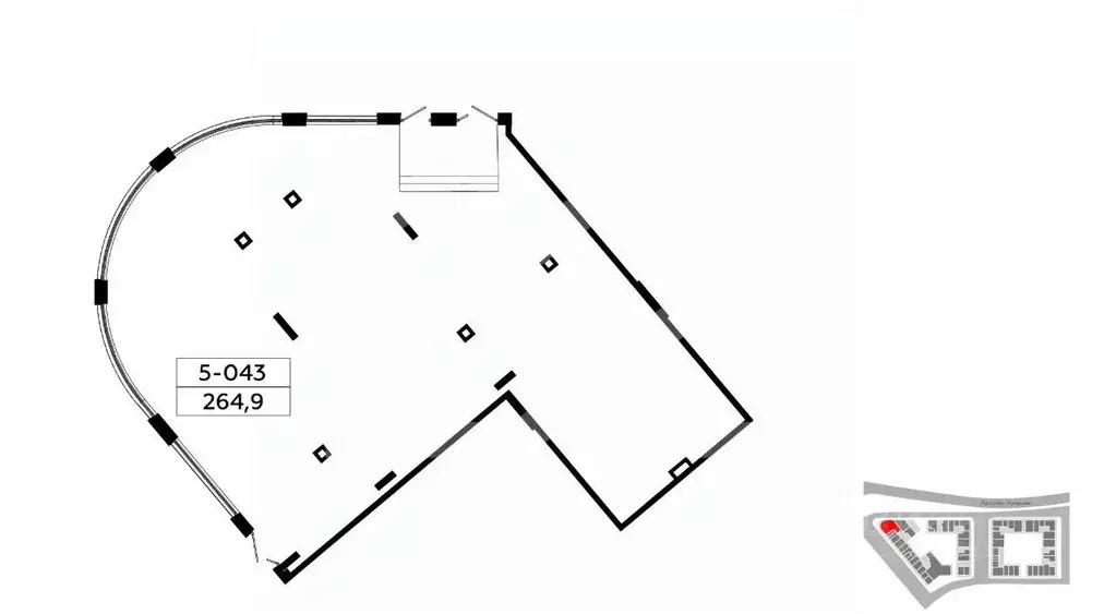 Помещение свободного назначения в Москва Сосенское поселение, просп. ... - Фото 2