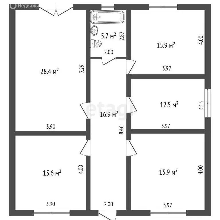 Дом в село Николаевка, садовое товарищество Полёт (118 м) - Фото 2