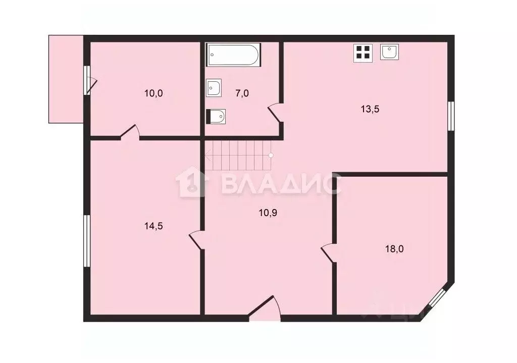 2-к кв. Ленинградская область, Всеволожский район, Колтушское ... - Фото 2