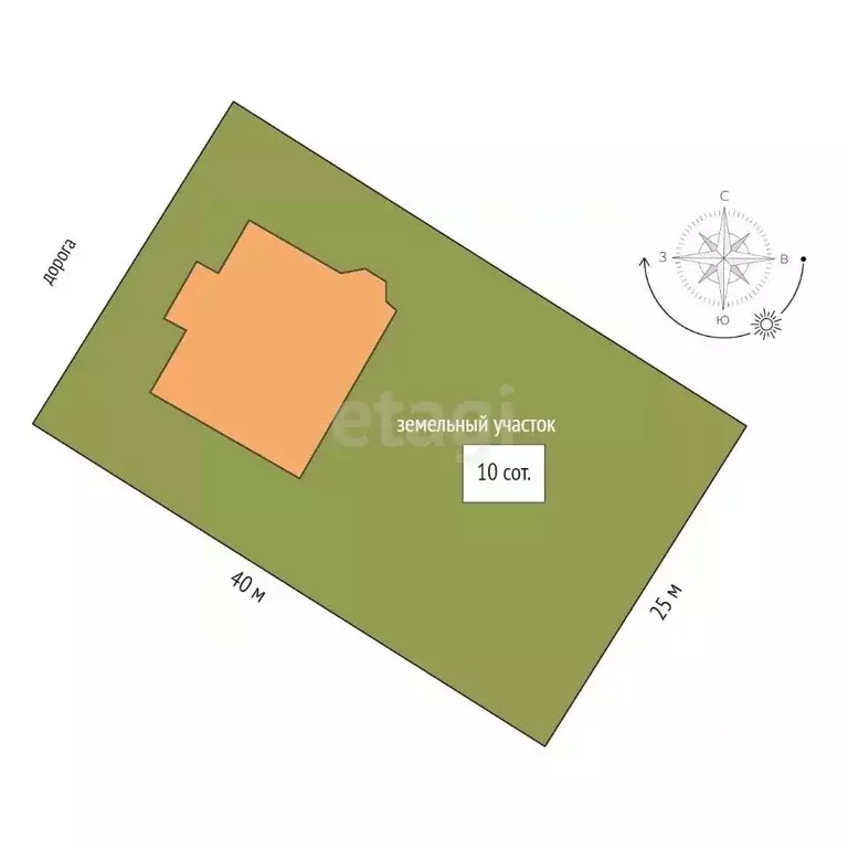 Дом в Башкортостан, Стерлитамакский район, Отрадовский сельсовет, с. ... - Фото 2