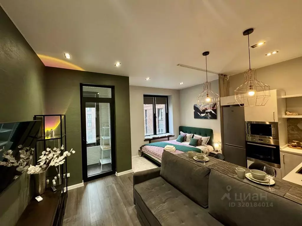 1-к кв. Москва Ленинградский просп., 29к3 (30.0 м) - Фото 1