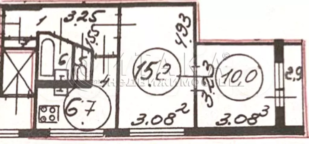 2-к. квартира, 42 м, 7/9 эт. - Фото 1