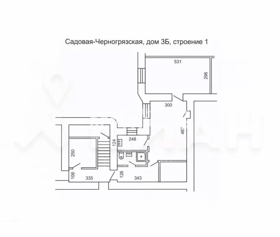 Офис в Москва Садовая-Черногрязская ул., 3БС1 (55 м) - Фото 1