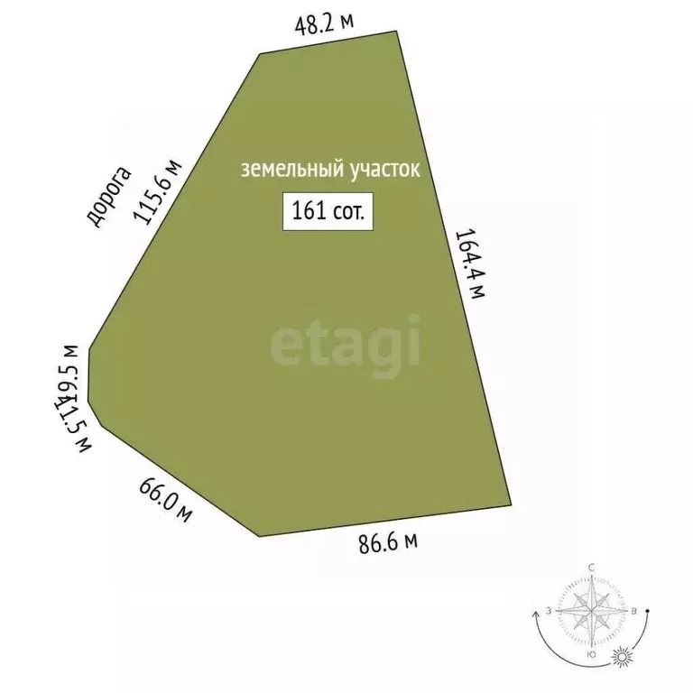Участок в Севастополь ул. Лукомская (161.0 сот.) - Фото 1