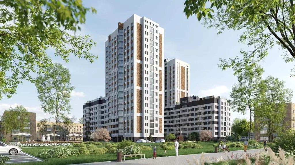 2-к кв. Пензенская область, Пенза Ньютон жилой комплекс (81.15 м) - Фото 2