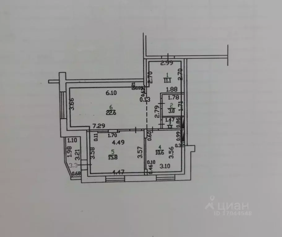 2-к кв. Орловская область, Орел Раздольная ул., 27 (64.4 м) - Фото 2