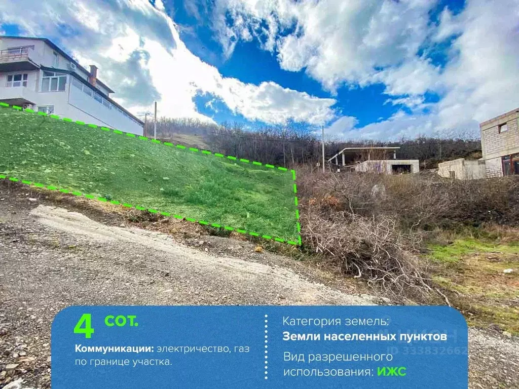 Участок в Крым, Алушта ул. Северная (4.0 сот.) - Фото 1