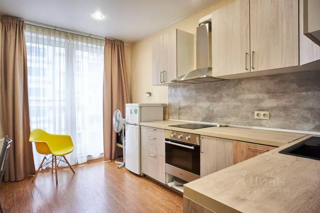 Квартира, 1 комната, 44.7 м - Фото 1