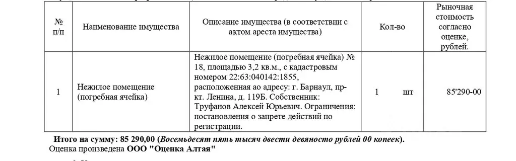 Помещение свободного назначения в Алтайский край, Барнаул просп. ... - Фото 1