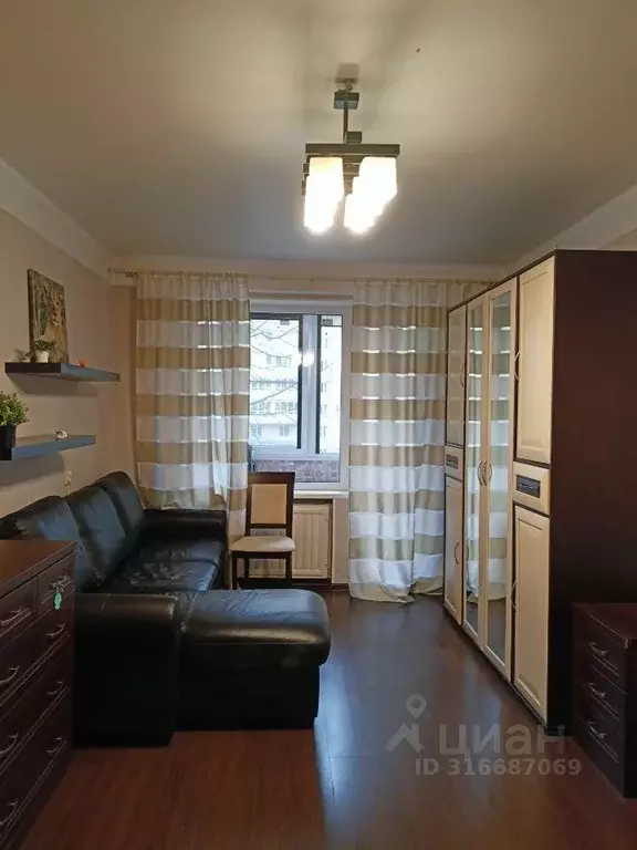 Квартира, 1 комната, 30.8 м - Фото 0