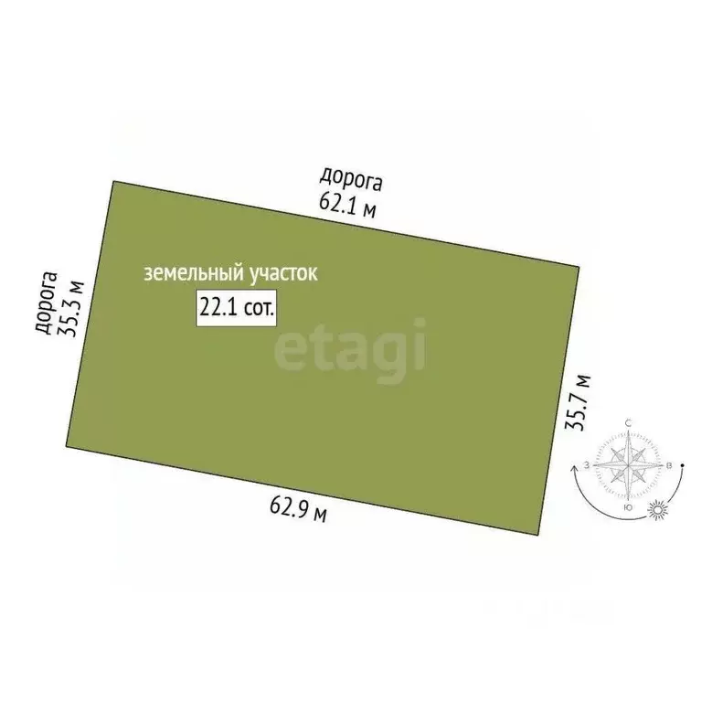 Участок в Свердловская область, Ревда муниципальный округ, с. Кунгурка ... - Фото 2