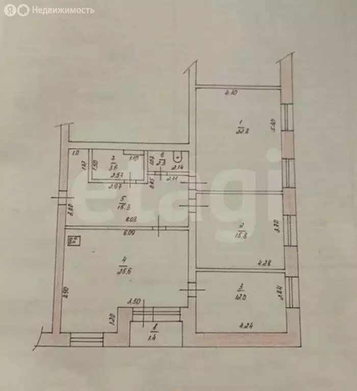3-комнатная квартира: Казань, 2-я Даурская улица, 4к2 (98.8 м) - Фото 1