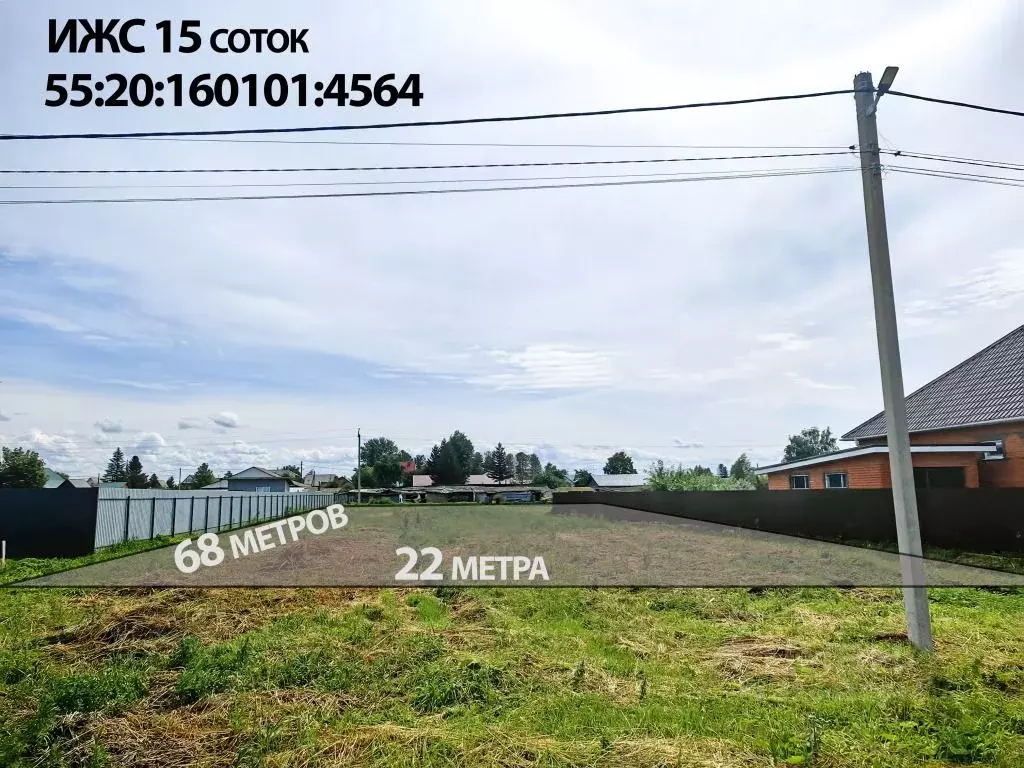 Участок в Омская область, Омский район муниципальный округ, пос. ... - Фото 1