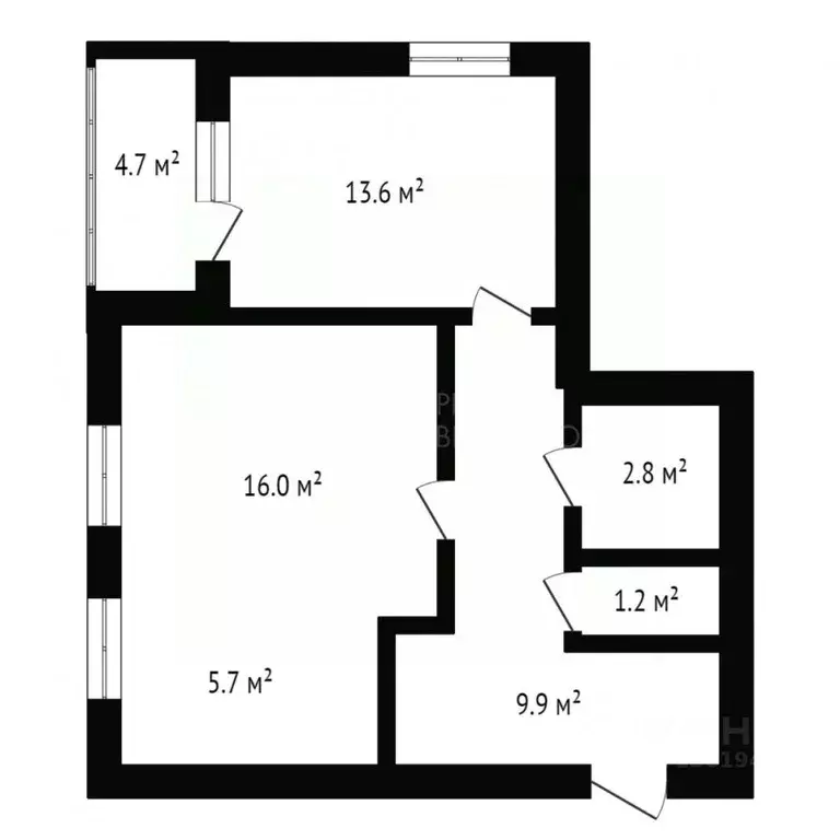 1-к кв. Тюменская область, Тюмень ул. Прокопия Артамонова, 8 (49.0 м) - Фото 2