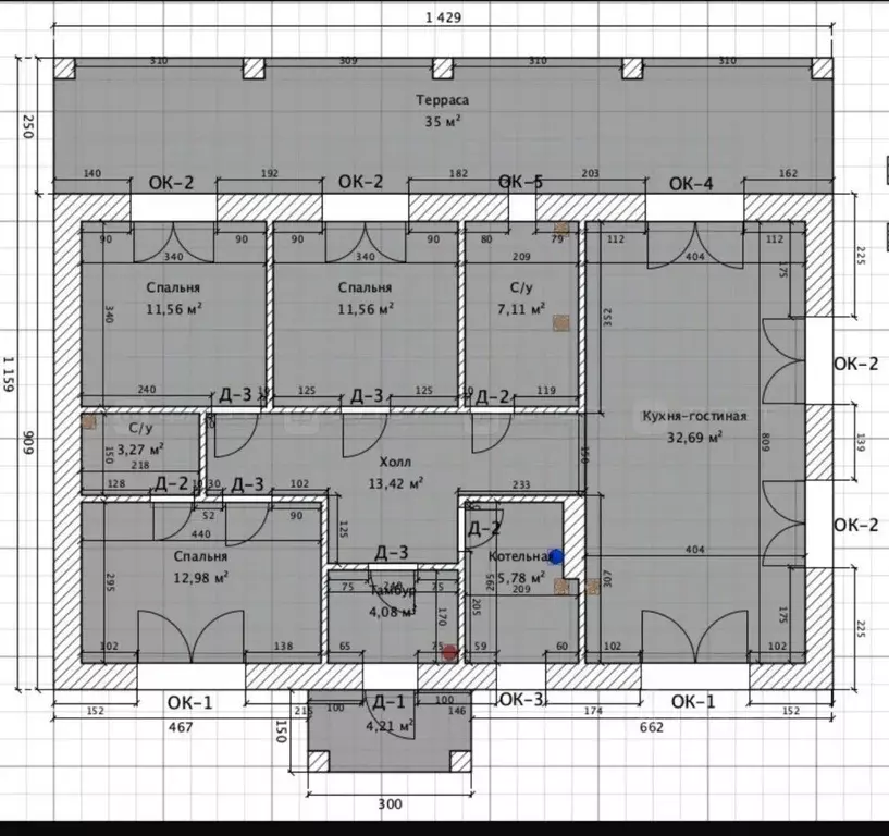 Дом в Татарстан, Лаишевский район, Егорьевское с/пос, д. Кзыл-Иль ул. ... - Фото 2