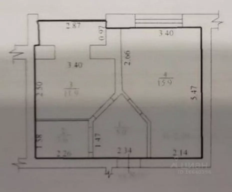 1-к кв. Оренбургская область, Бузулук ул. Николаевская, 7 (36.4 м) - Фото 2