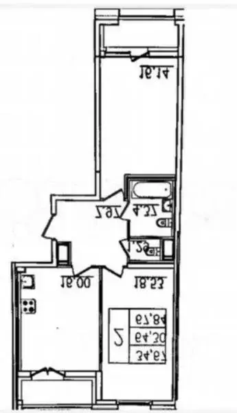 2-к кв. Санкт-Петербург ул. Типанова, 22 (67.8 м) - Фото 1