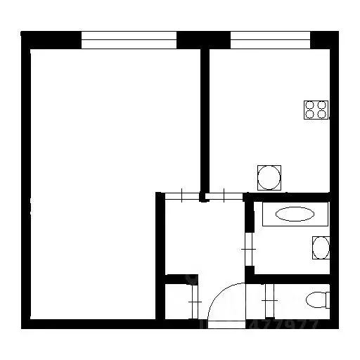 1-к кв. Санкт-Петербург Светлановский просп., 117 (31.0 м) - Фото 2
