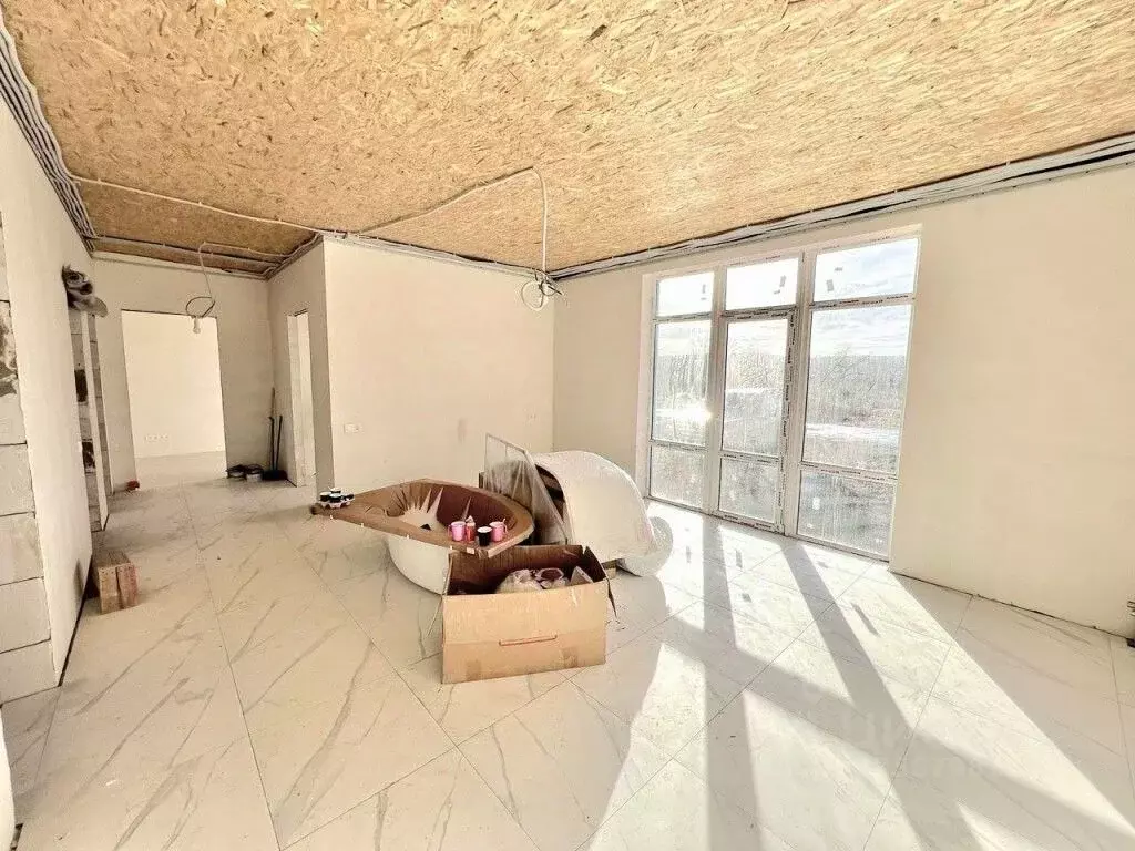 Дом в Крым, Симферопольский район, Трудовское с/пос, с. Строгоновка  ... - Фото 1