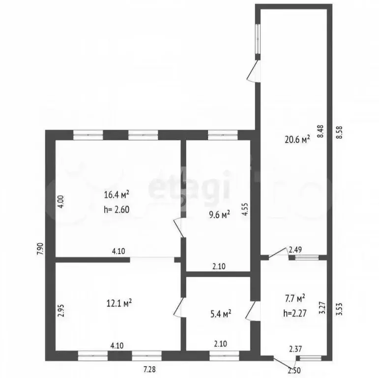 Дом в Тюменская область, Ишим (43.5 м) - Фото 2