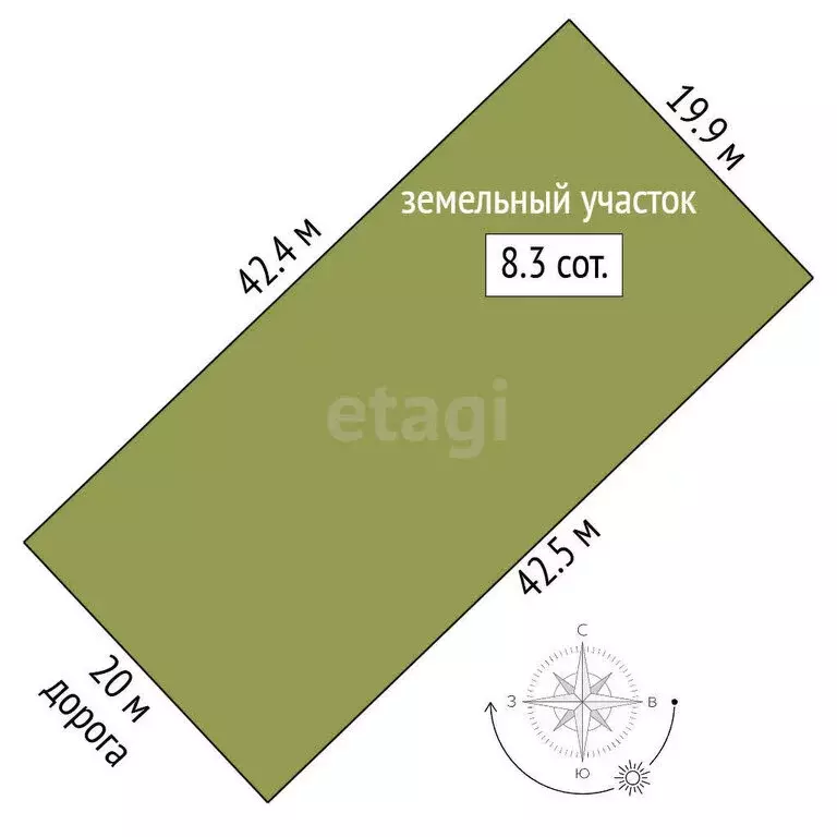 Участок в Нальчик, улица Головко (8.3 м) - Фото 0