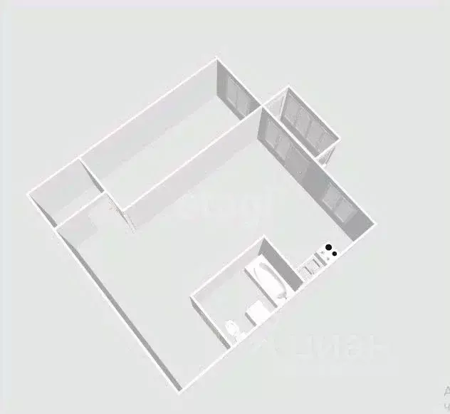 2-к кв. Сахалинская область, Холмск Портовая ул., 12А (41.8 м) - Фото 2