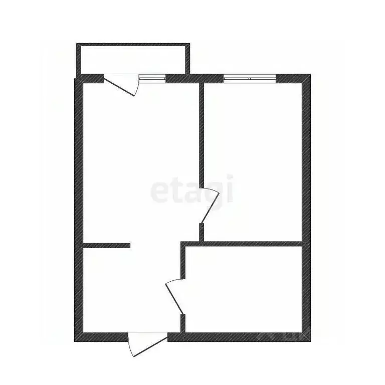 1-к кв. Иркутская область, Иркутск ул. Баумана, 229/3 (35.7 м) - Фото 1
