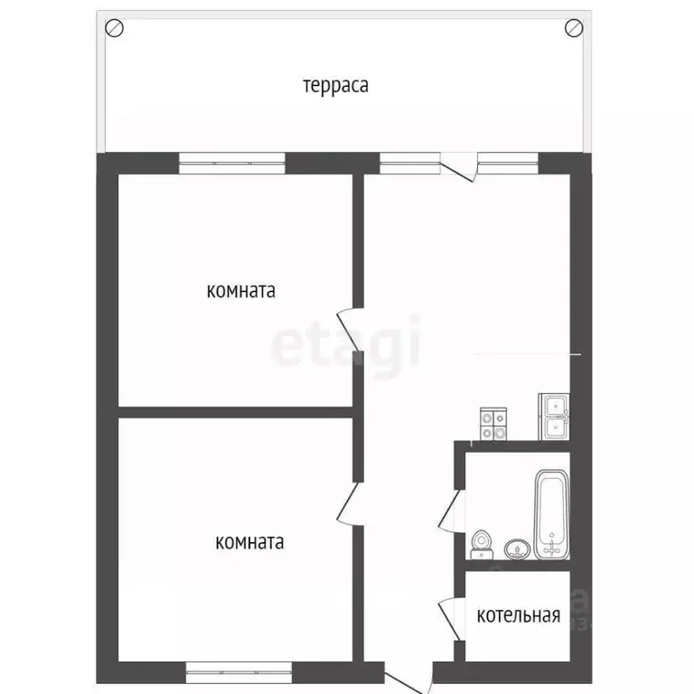 Дом в Тюменская область, Нижнетавдинский муниципальный округ, д. ... - Фото 1