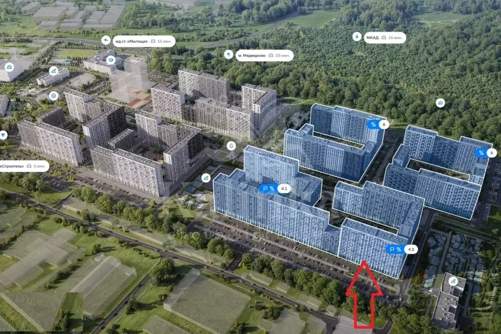 Помещение свободного назначения в Московская область, Мытищи пер. 1-й ... - Фото 0