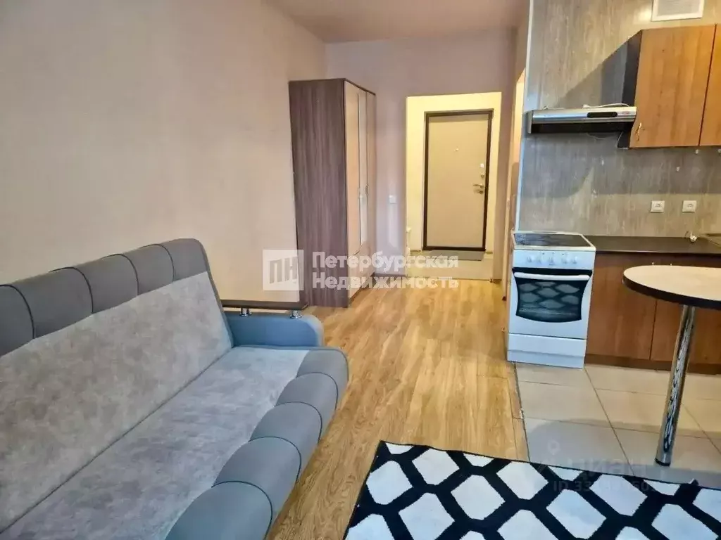 Студия Санкт-Петербург ул. Русановская, 19к1 (26.7 м) - Фото 2