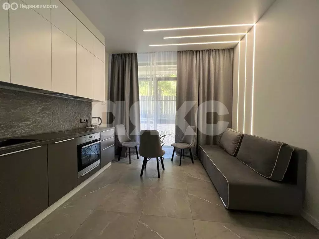Квартира-студия: Сочи, Виноградная улица, 221/4 (35 м) - Фото 1