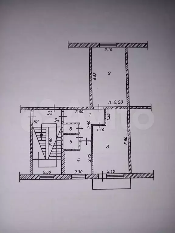 2-к. квартира, 48 м, 3/5 эт. - Фото 0