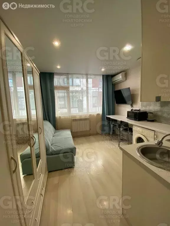 Квартира-студия: Сочи, Молодогвардейская улица, 2/59 (17.2 м) - Фото 1