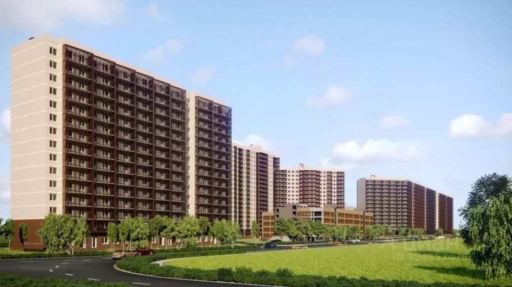 1-к кв. Ленинградская область, Всеволожский район, пос. Бугры ул. ... - Фото 2