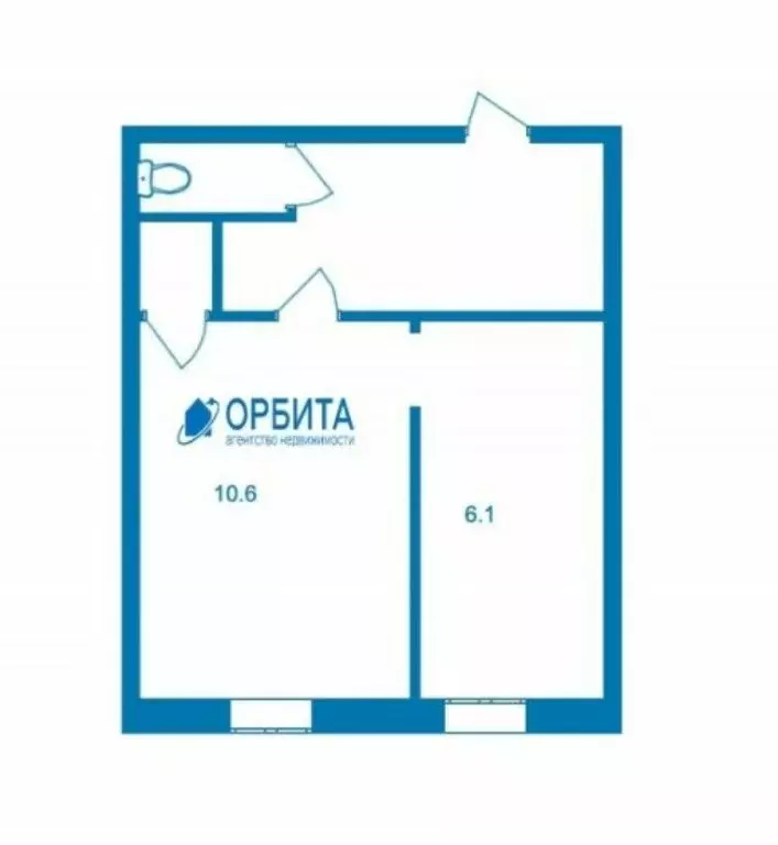 2-комнатная квартира: Тюмень, проезд Геологоразведчиков, 6 (25 м) - Фото 1