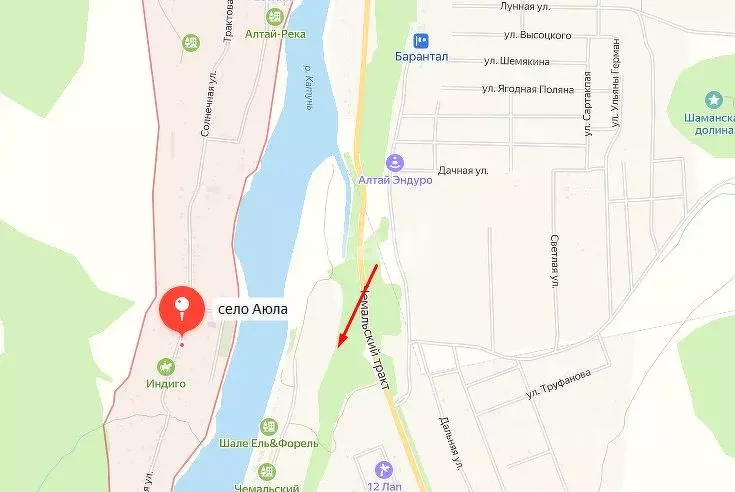 Участок в Алтай, Чемальский район, с. Аюла ул. Трактовая (10.0 сот.) - Фото 0